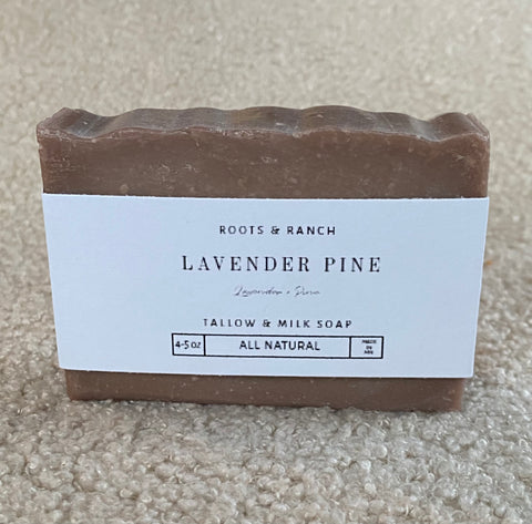 Lavender Pine Tallow & Milk Soap